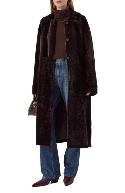 Двусторонняя дубленка из овчины MANZONI24, арт. 25M1115-S23N/48-50, фото 2