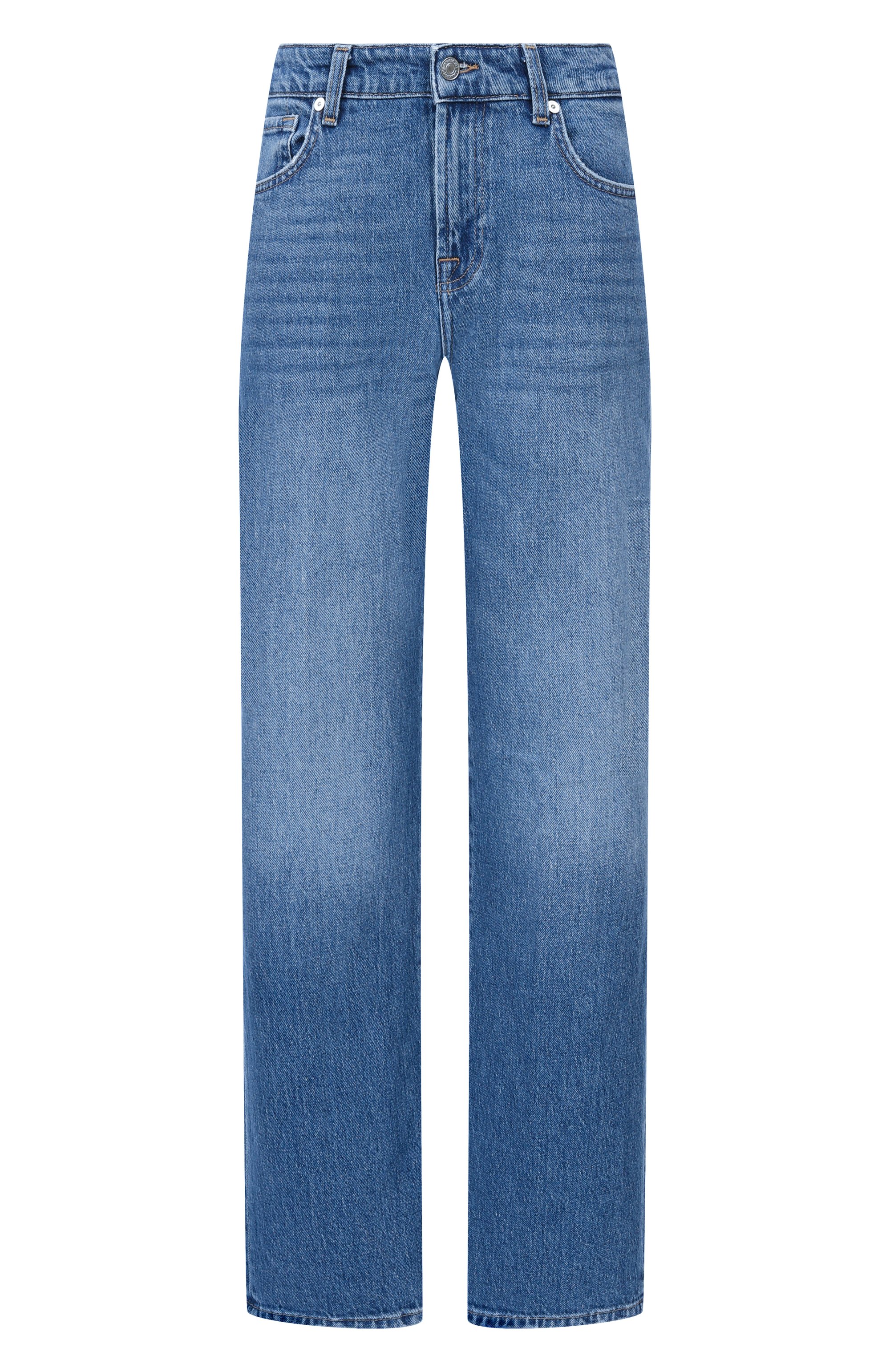 Джинсы calie 7 FOR ALL MANKIND синего цвета по цене 26750 руб., арт. 7U518C65-EPR, фото 1 Джинсы calie 7 FOR ALL MANKIND, арт. 7U518C65-EPR, фото 1