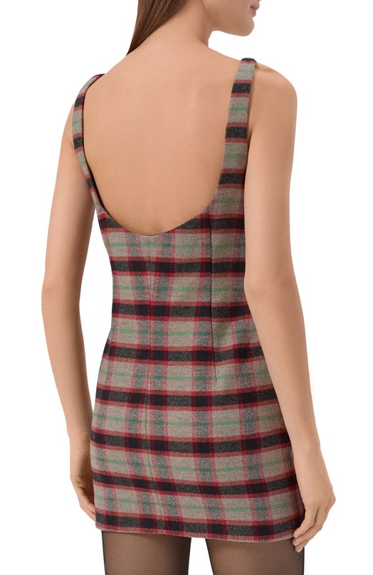 Платье из шерсти и хлопка Enfants Riches Deprimes 120-544/W00L Разноцветный  120-544/W00L Фото 4