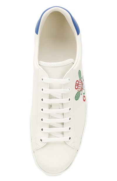 Кожаные кеды ace GUCCI, арт. 603696/AY070, фото 5