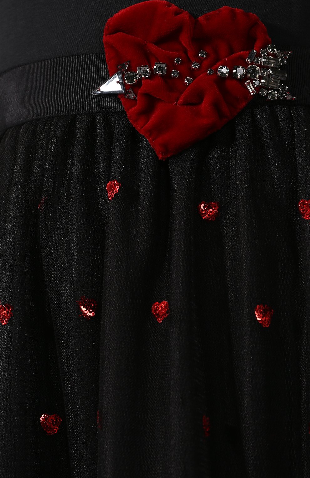 Юбка-миди REDVALENTINO черного цвета по цене 56800 руб., арт. SR3RA00J/4CN, фото 5 Юбка-миди REDVALENTINO, арт. SR3RA00J/4CN, фото 5