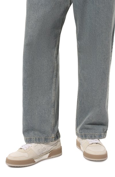 Кожаные кеды match FENDI, арт. 7E1493/AHH2, фото 3