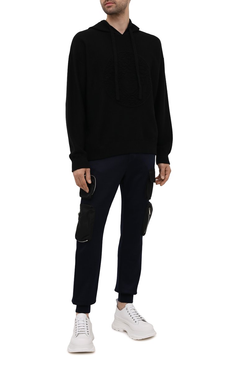 Джоггеры из вискозы и хлопка VERSACE, арт. 1001414/1A00658, фото 1