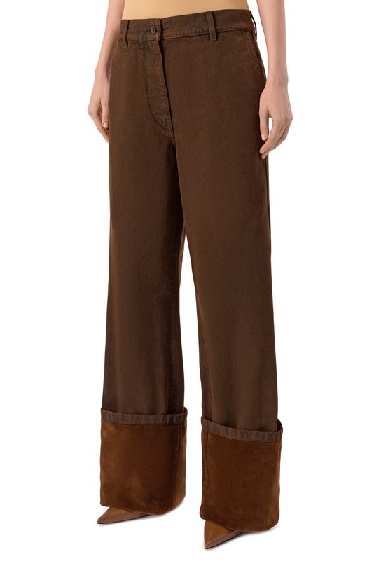 Джинсы Dries Van Noten 252-010931-2396 Коричневый  252-010931-2396 Фото 3