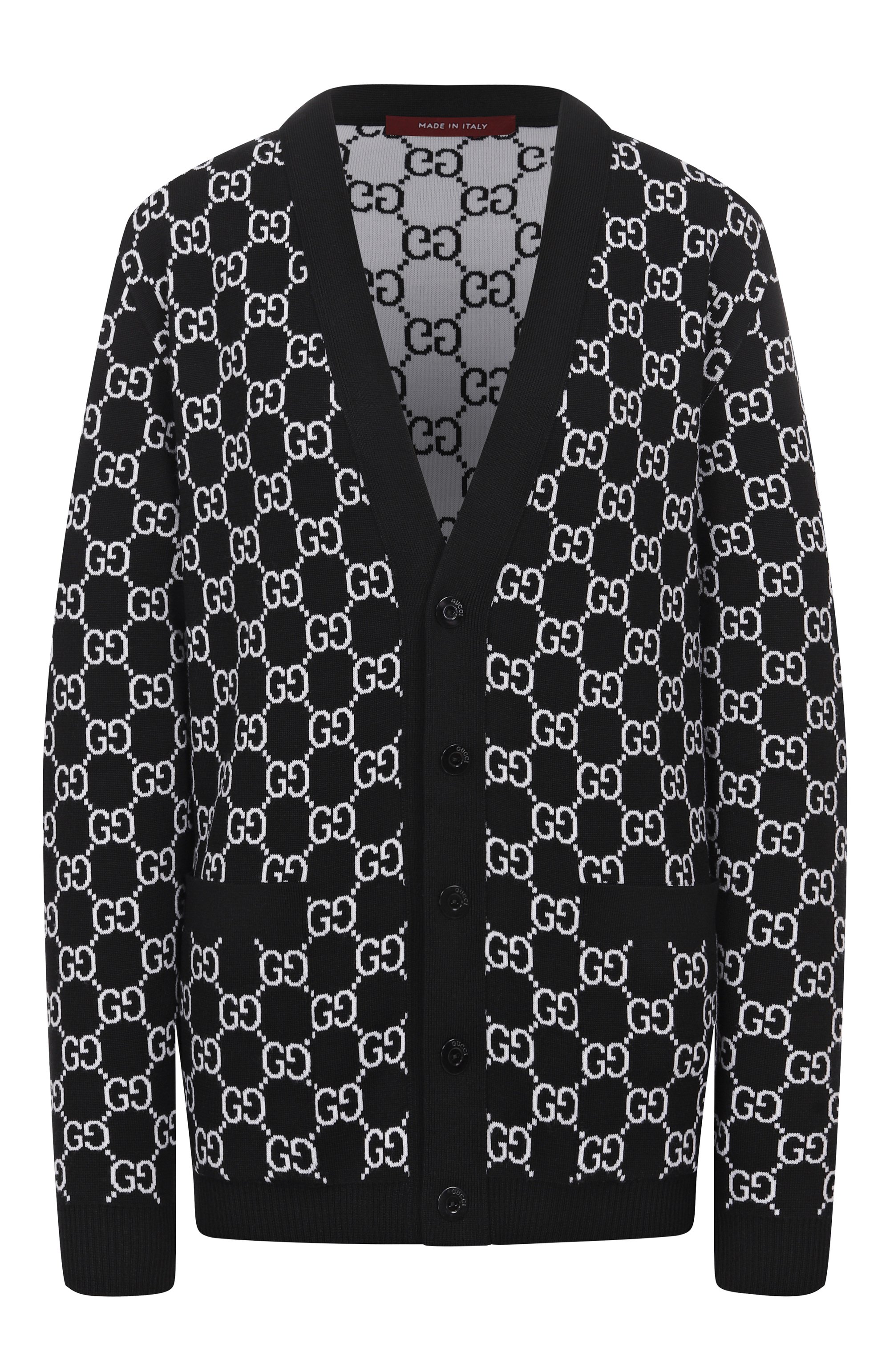 Двусторонний шерстяной кардиган GUCCI, арт. 798157/XKEJP, фото 1