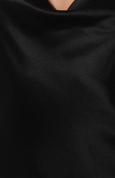 Атласное платье DANAME черного цвета по цене 84300 руб., арт. 624SS6409S, фото 5 Атласное платье DANAME, арт. 624SS6409S, фото 5