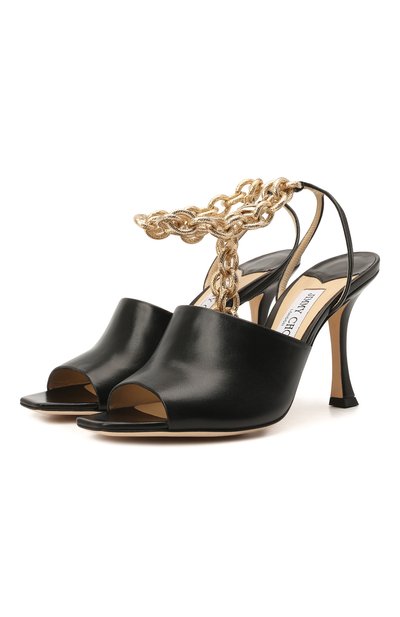Кожаные босоножки sae 90 JIMMY CHOO, арт. SAE 90/LWC, фото 1