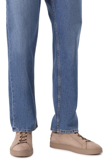 Кеды из нубука TOD’S, арт. XXM04L0JF40/6RN, фото 3