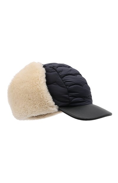 Шапка-ушанка с отделкой из овчины CHLOÉ, арт. CHC21WD016NSS, фото 5