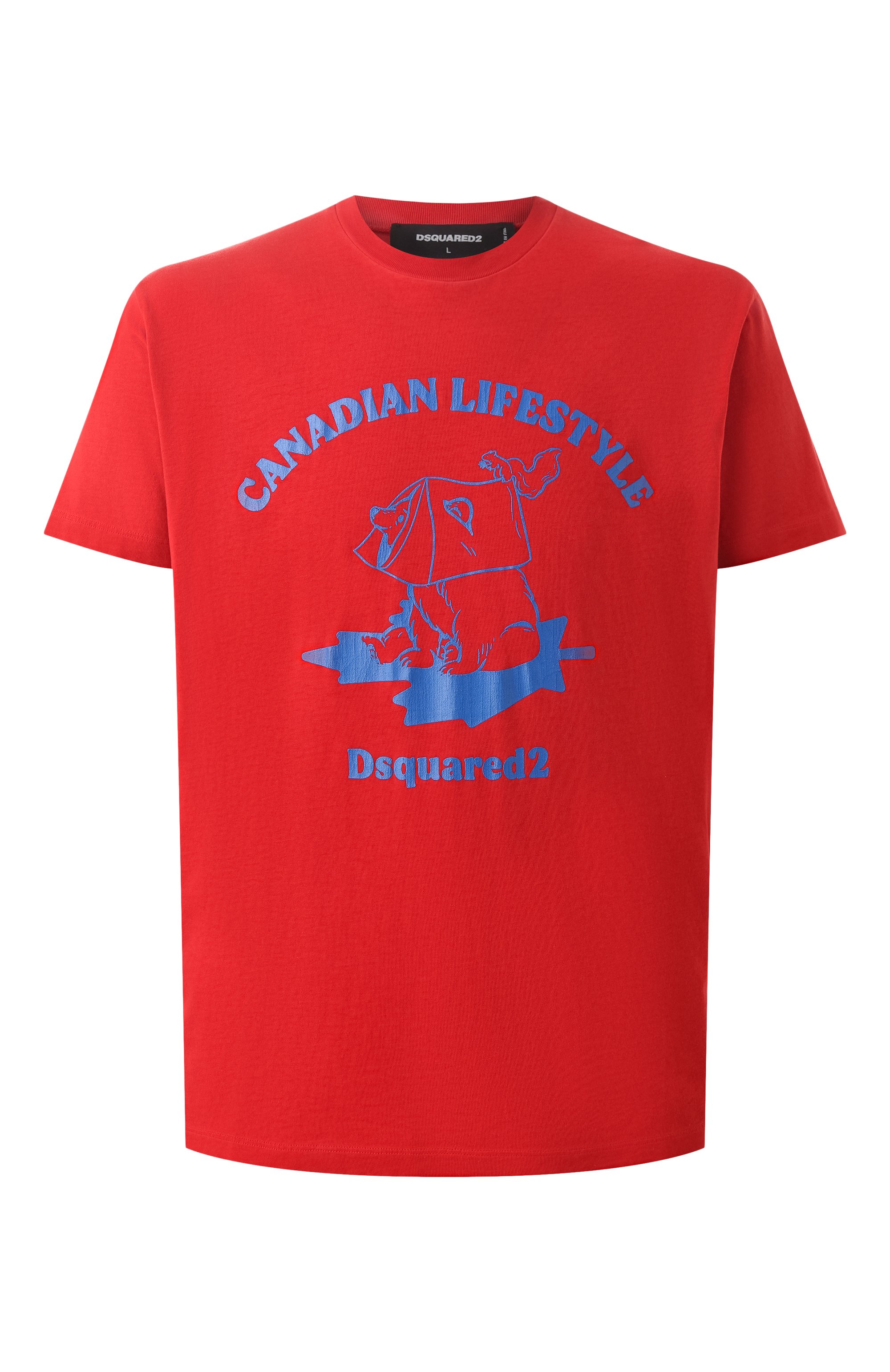 Хлопковая футболка DSQUARED2, арт. S74GD1391/D20035, фото 1