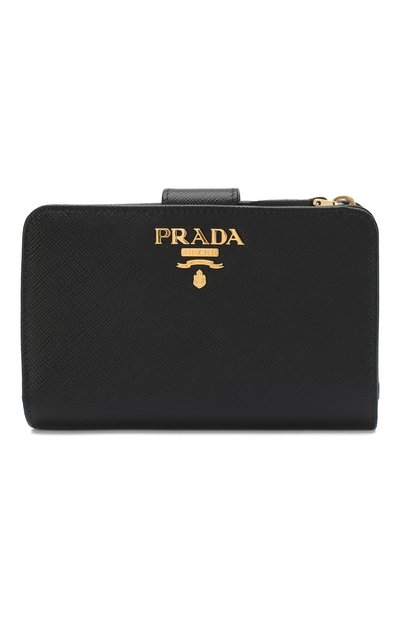 Кожаный кошелек с логотипом бренда PRADA, арт. 1ML225-QWA-F0002, фото 1