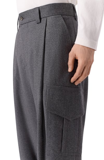 Шерстяные брюки-карго GIORGIO ARMANI, арт. GM002252/TE17877, фото 5