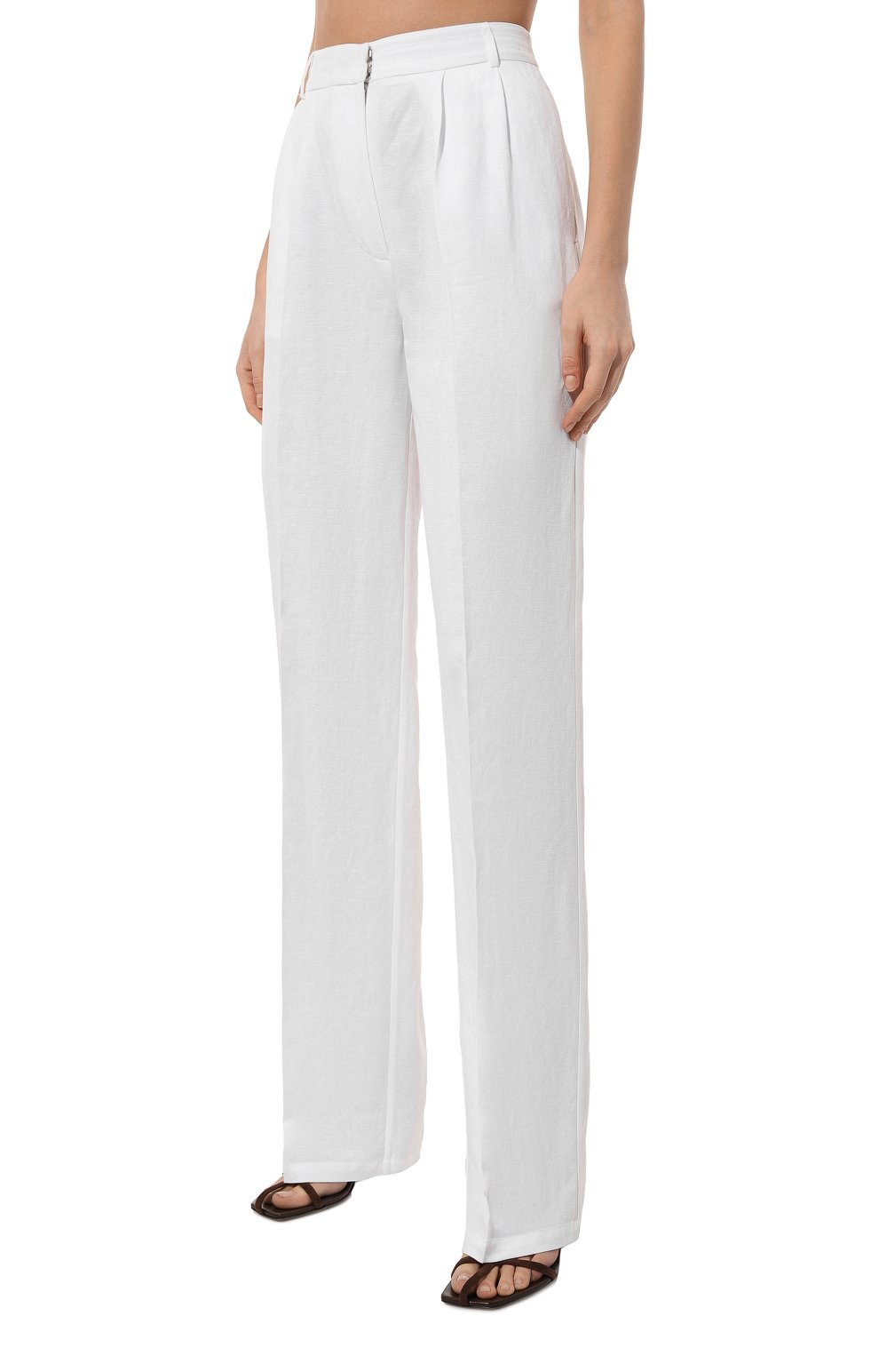 Брюки изо льна и вискозы FREEAGE, арт. WS24.PT109.2070.100, фото 3