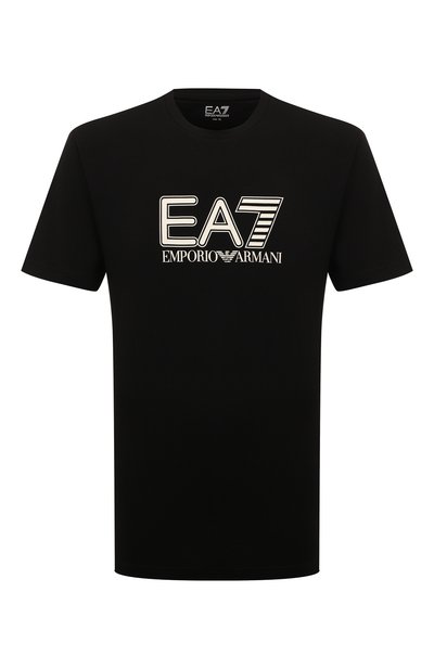Хлопковая футболка EA7, арт. 6DPT62/PJVQZ/XL, фото 1