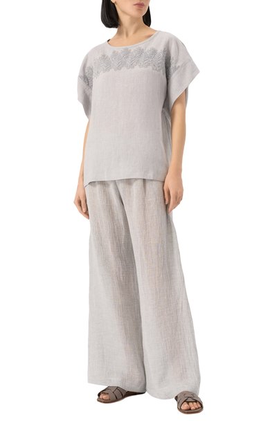 Льняные брюки MAURIZIO, арт. W01392179, фото 2