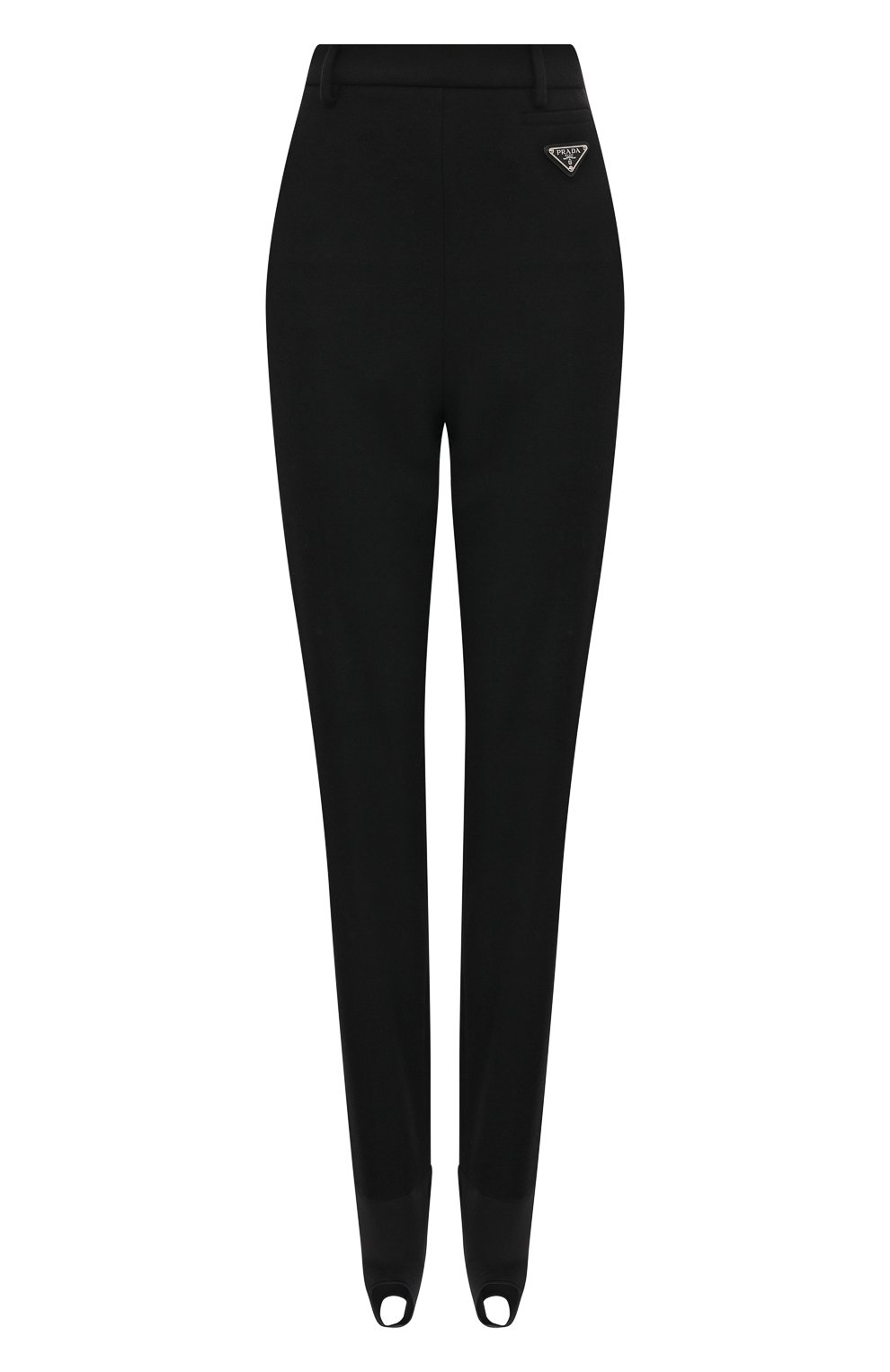 Шерстяные брюки со штрипка PRADA, арт. P279E-829-F0002-212, фото 1