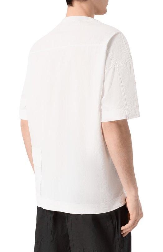 Хлопковая футболка Transit CFUTRC1365 Белый  CFUTRC1365 Фото 4