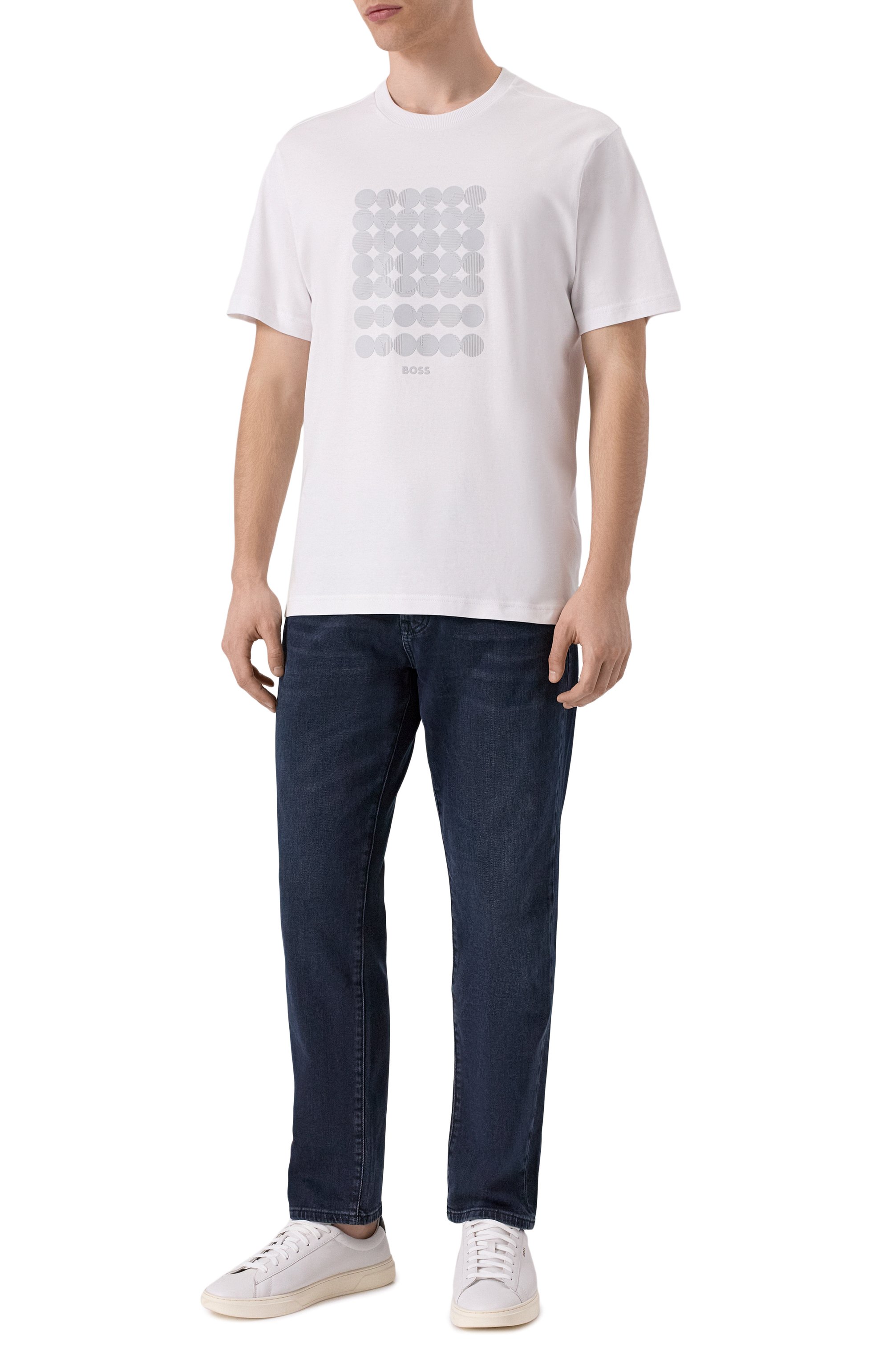 Хлопковая футболка BOSS GREEN, арт. 50537845, фото 2