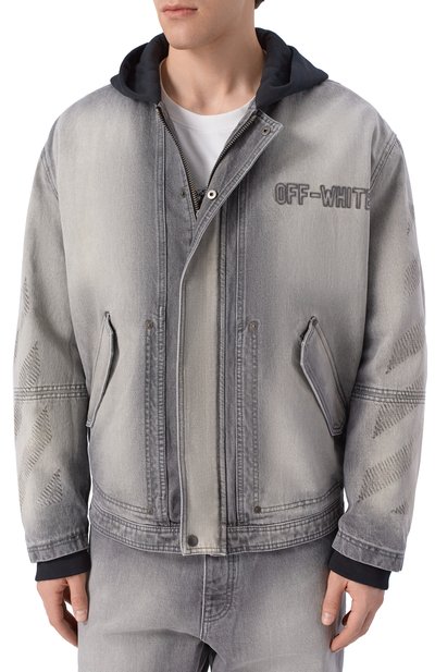 Джинсовая куртка OFF-WHITE, арт. 0MYE09MS26DEN002, фото 3