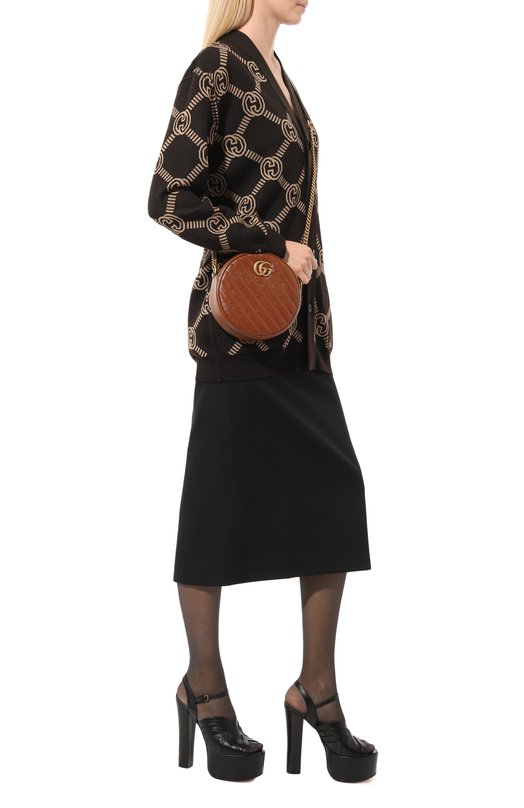 Кожаные босоножки Gucci 699424/C9D00 Чёрный  699424/C9D00 Фото 2