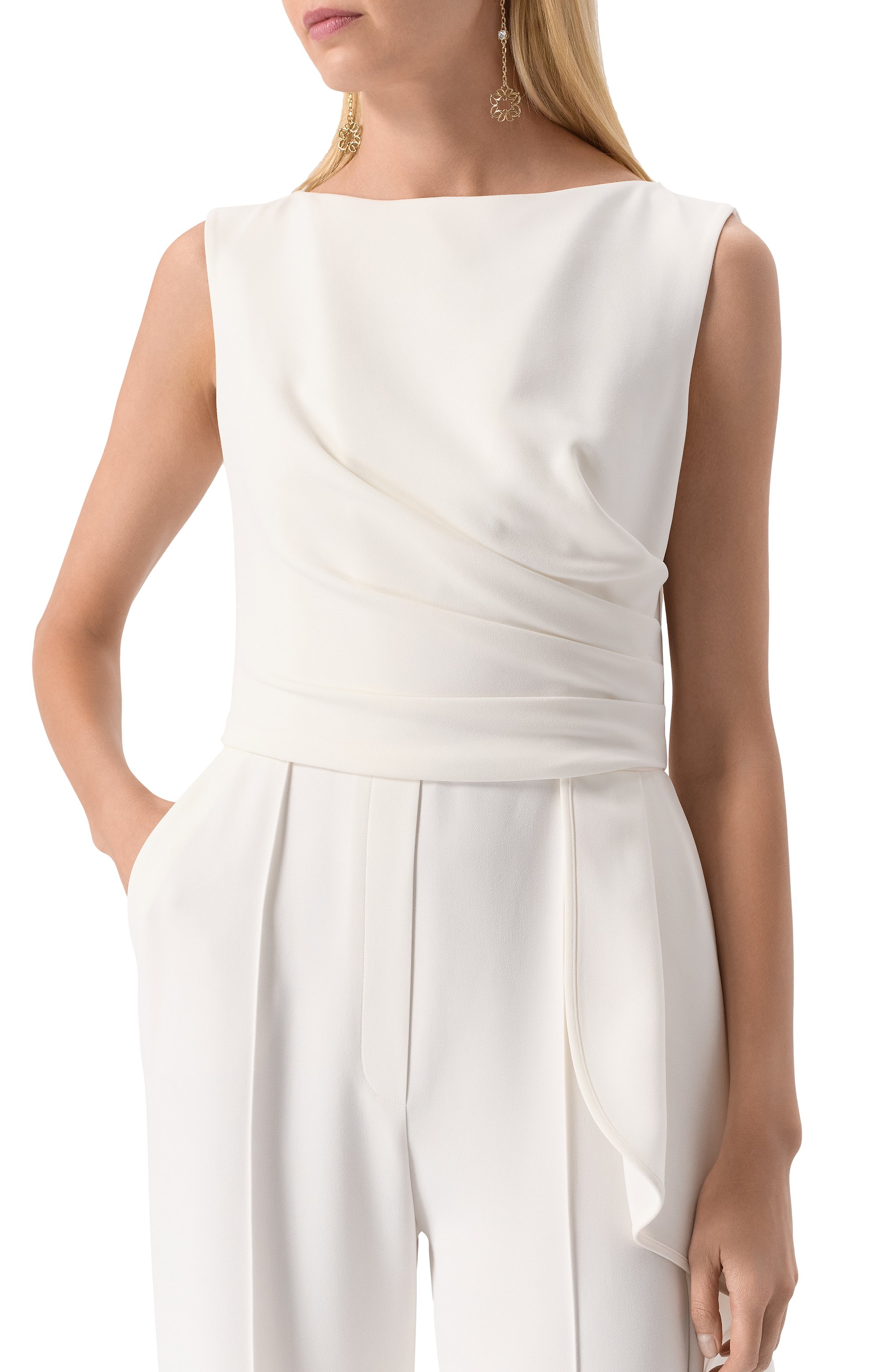 Комбинезон из вискозы и шелка ELIE SAAB, арт. JU076, фото 5