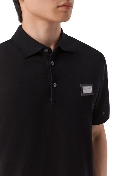 Хлопковое поло DOLCE & GABBANA, арт. G8PL4T/G7P1D, фото 5