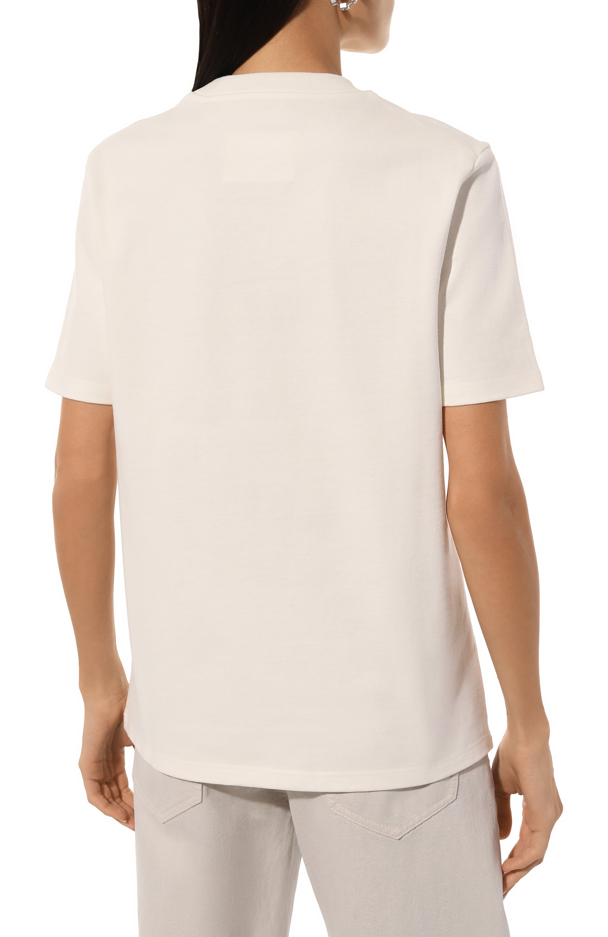 Хлопковая футболка JIL SANDER, арт. J03GC0134/J20244, фото 4