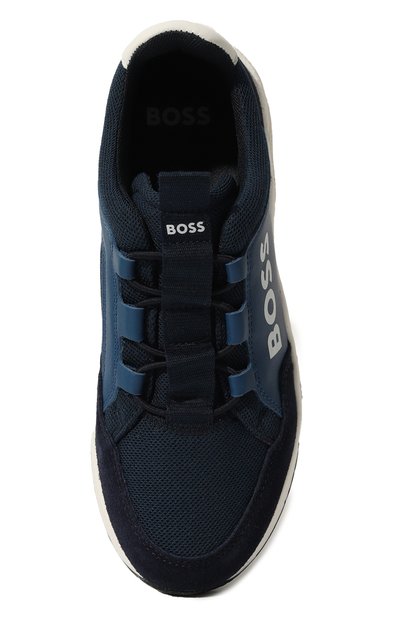Кожаные кроссовки BOSS, арт. J51314, фото 4