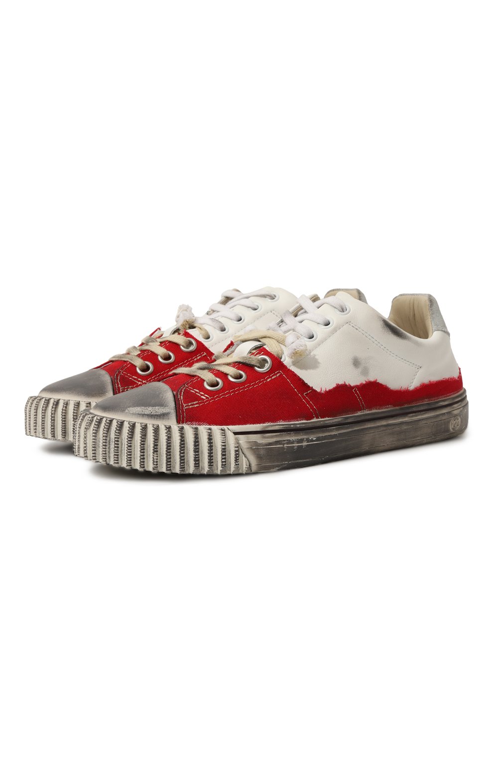 Комбинированные кеды evolution MAISON MARGIELA, арт. S58WS0234/P6231, фото 1