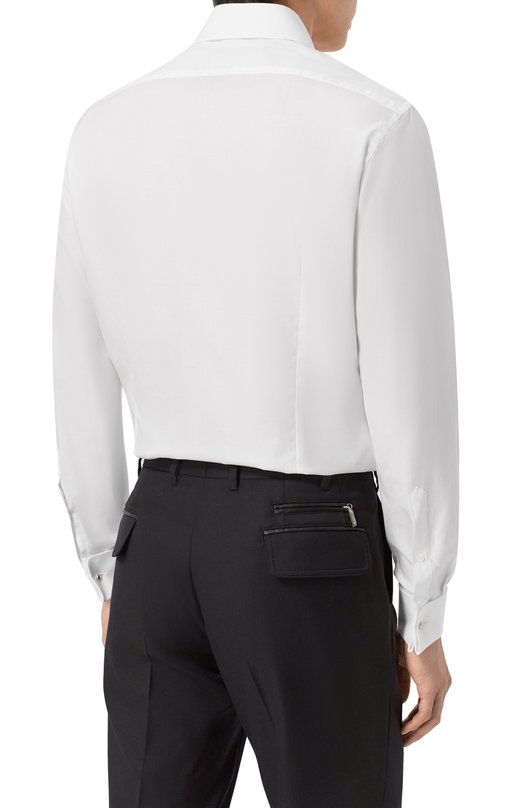 Хлопковая сорочка Corneliani 27P150/2711774 Белый  27P150/2711774 Фото 4
