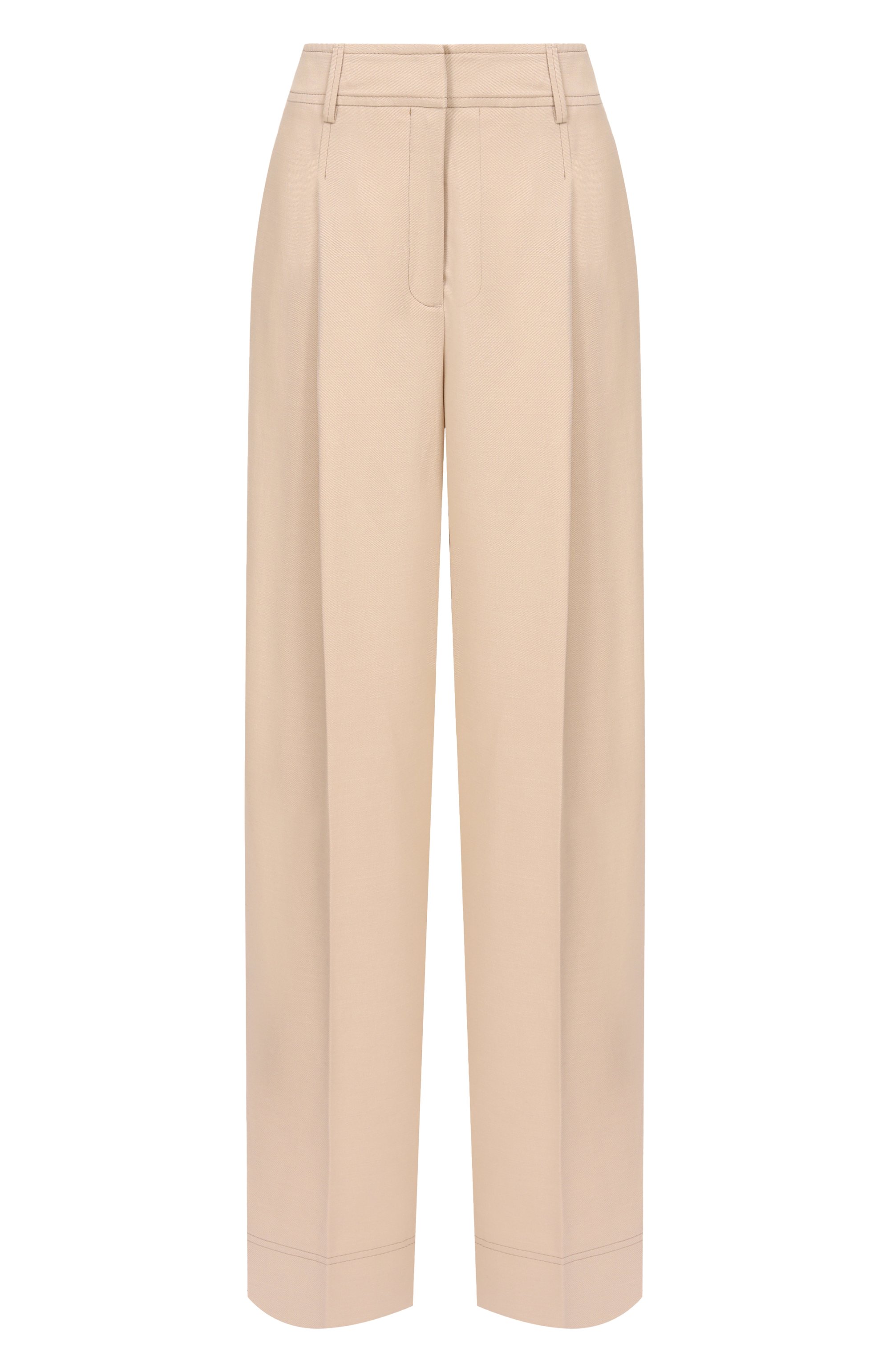 Брюки из хлопка и лиоцелла BOSS ORANGE, арт. 50546207, фото 1