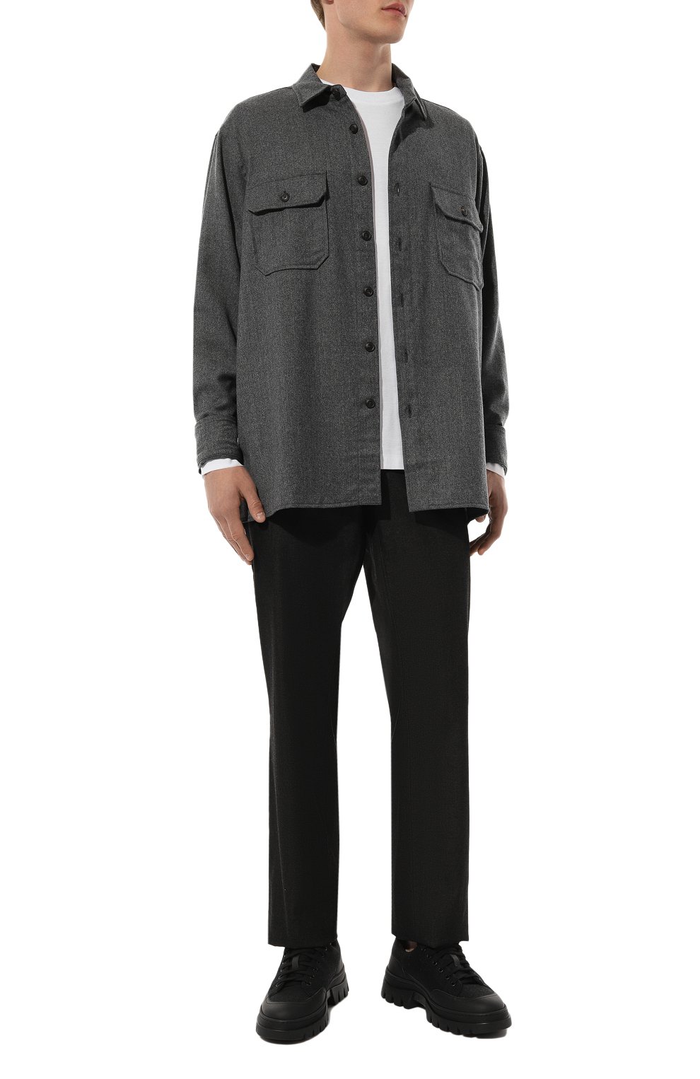 Шерстяная рубашка CAPOBIANCO, арт. 17M501.FL00./58, фото 2