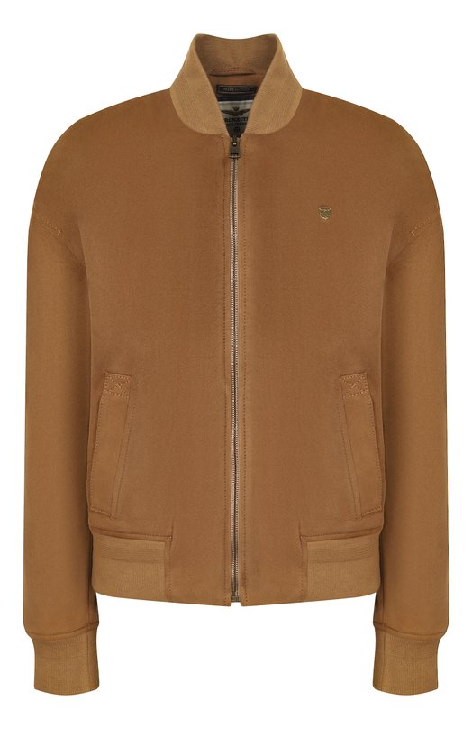 Замшевый бомбер Aeronautica Militare PN6057D100998 Коричневый PN6057D100998