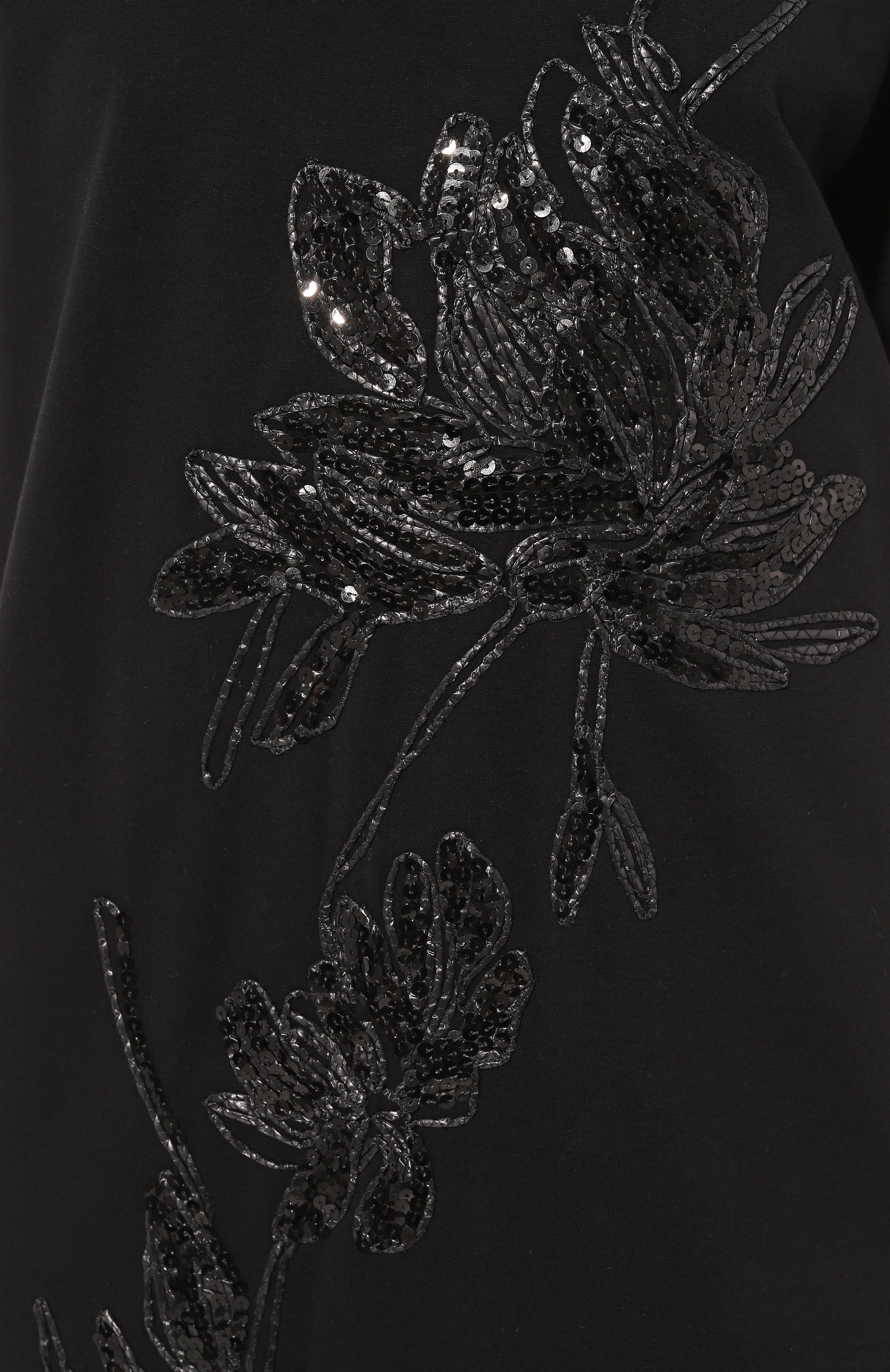 Хлопковое платье BRUNELLO CUCINELLI черного цвета по цене 277000 руб., арт. ML945A5204, фото 5 Хлопковое платье BRUNELLO CUCINELLI, арт. ML945A5204, фото 5