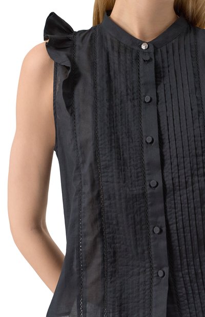 Хлопковый топ BOSS ORANGE, арт. 50540421, фото 5