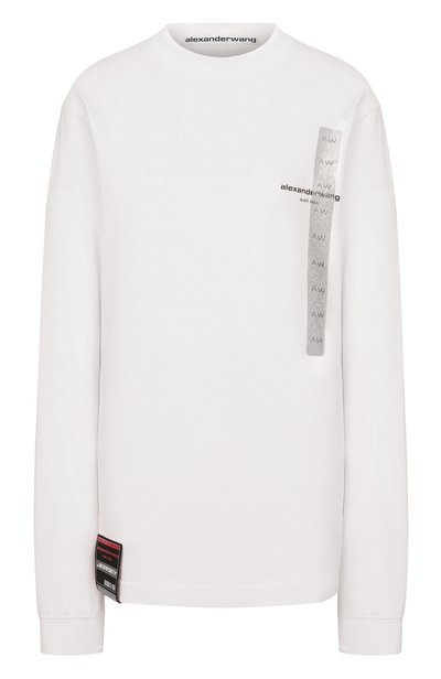 Женская хлопковый лонгслив ALEXANDER WANG, арт. UCC4261938