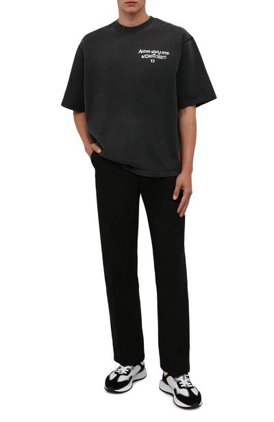 Хлопковая футболка ACNE STUDIOS, арт. CI0077/M, фото 2