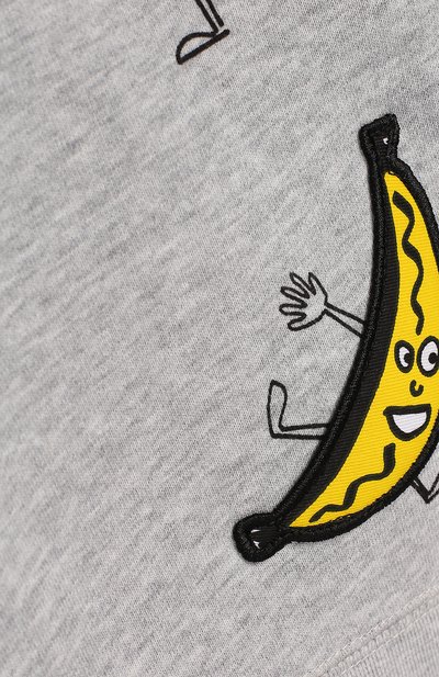 Хлопковый свитшот STELLA MCCARTNEY серого цвета по цене 4430 руб., арт. 540033/SMJ73, фото 3 Хлопковый свитшот STELLA MCCARTNEY, арт. 540033/SMJ73, фото 3