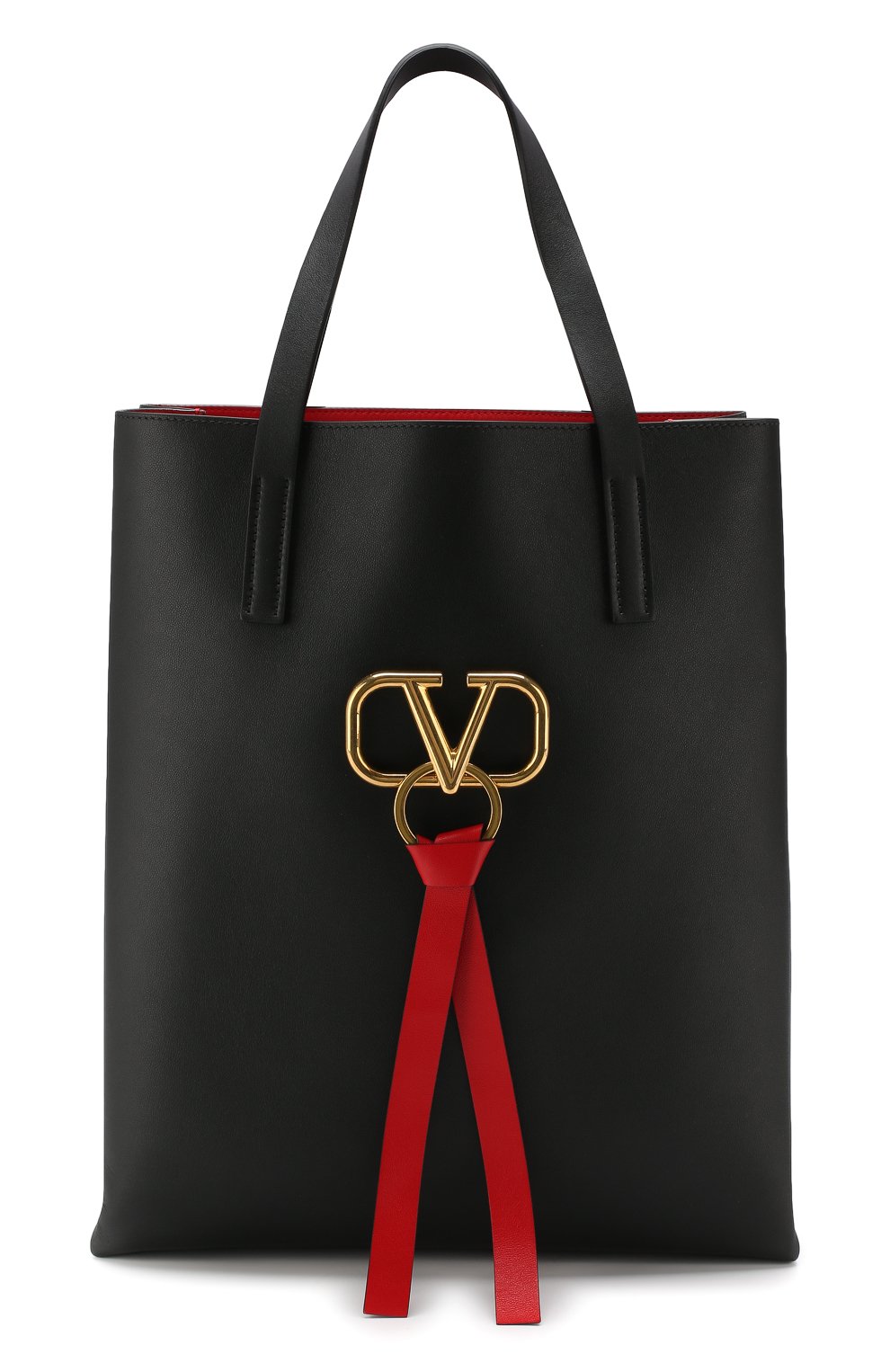 Сумка-тоут vring VALENTINO черного цвета по цене 295000 руб., арт. RW0B0D73/UZQ, фото 1 Сумка-тоут vring VALENTINO, арт. RW0B0D73/UZQ, фото 1
