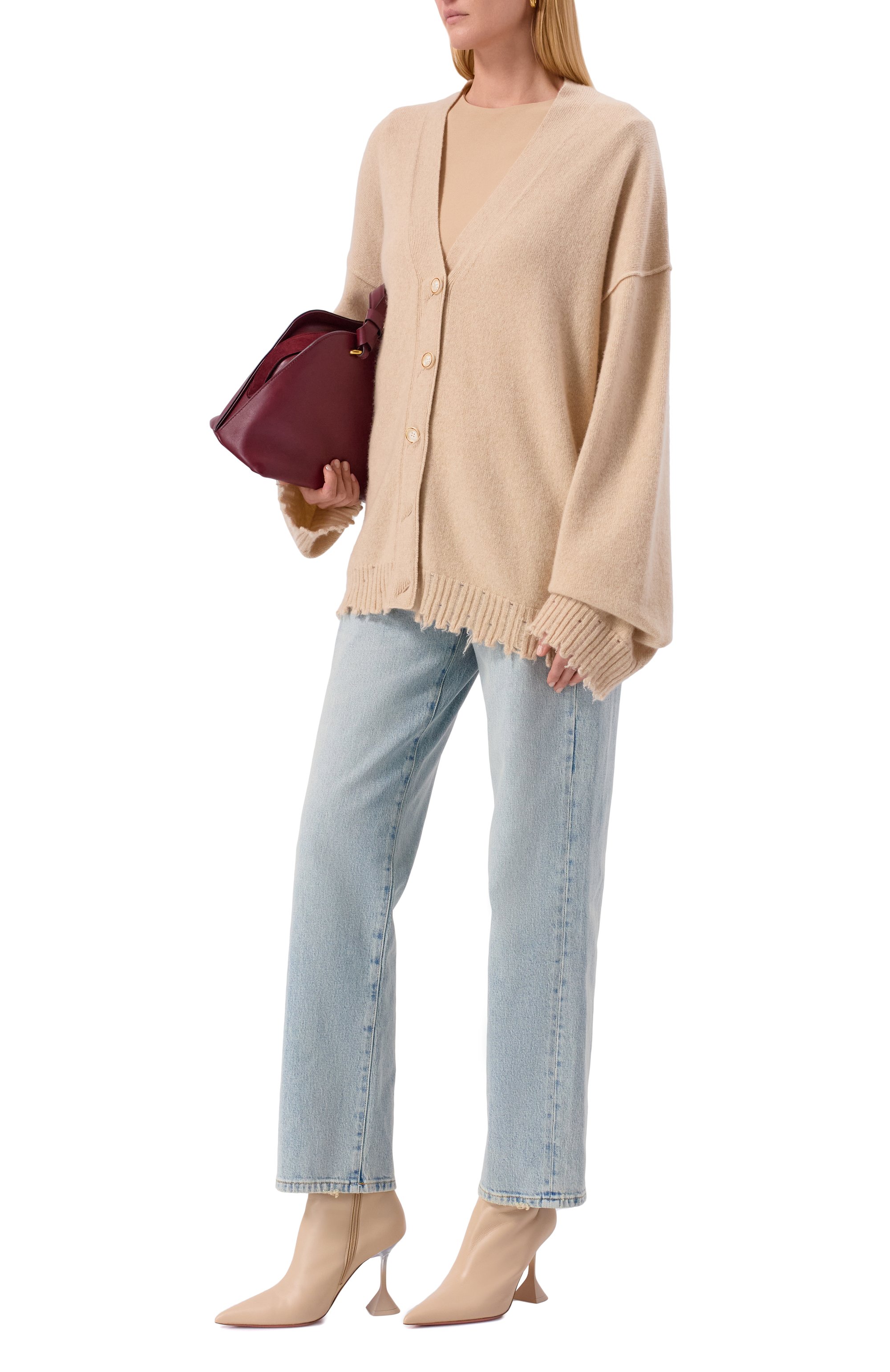 Кожаные ботильоны giorgia glass 95 AMINA MUADDI, арт. GI0RGIA GLASS B00TY/NAPPA, фото 3