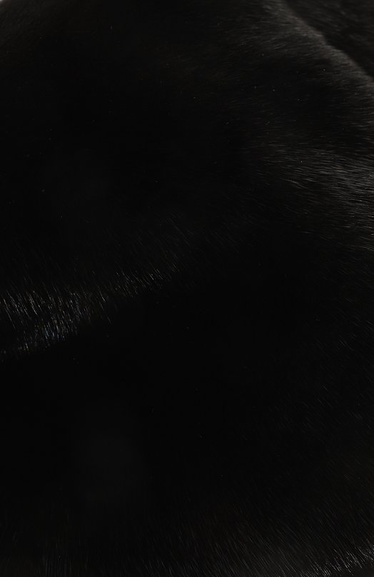 Меховая шапка Нея из норки и лисы FurLand 0091900110080400275 Чёрный  0091900110080400275 Фото 4