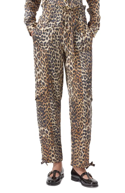 Брюки из вискозы GANNI, арт. W0324/6757, фото 3