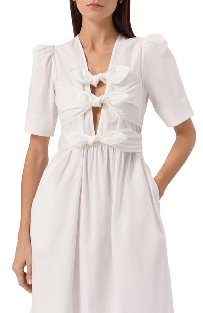 Хлопковое платье GANNI, арт. W0306/151, фото 5