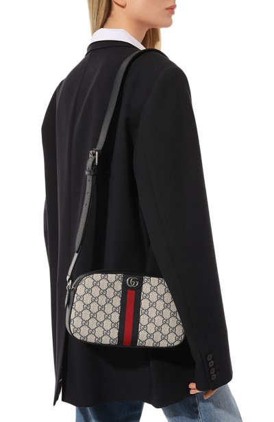 Сумка ophidia gg GUCCI темно-синего цвета по цене 158400 руб., арт. 681064 96IWN, фото 2 Сумка ophidia gg GUCCI, арт. 681064 96IWN, фото 2