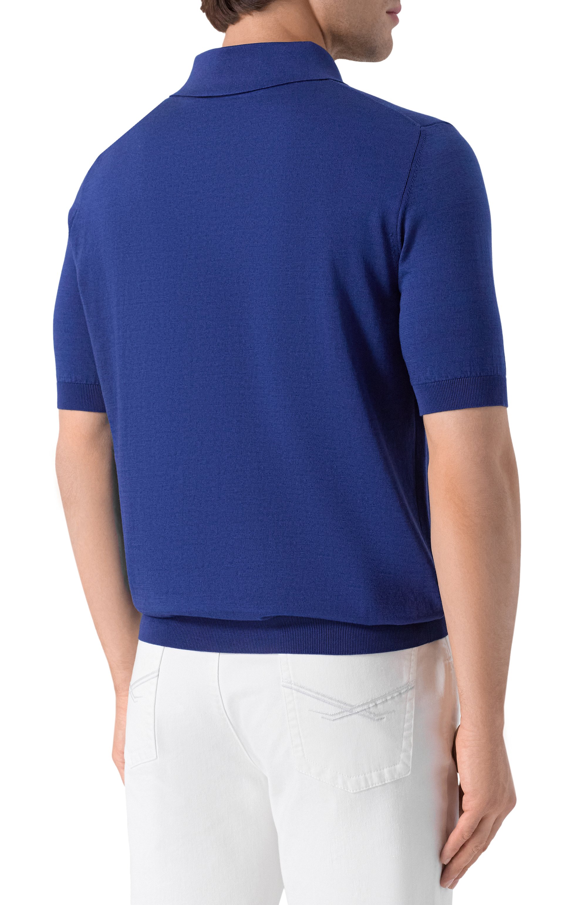 Поло из хлопка и шелка ZILLI, арт. KBP002M0142VFWS00, фото 4