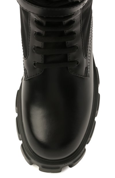 Кожаные ботинки monolith PRADA, арт. 1T255M-3LEK-F0002, фото 4