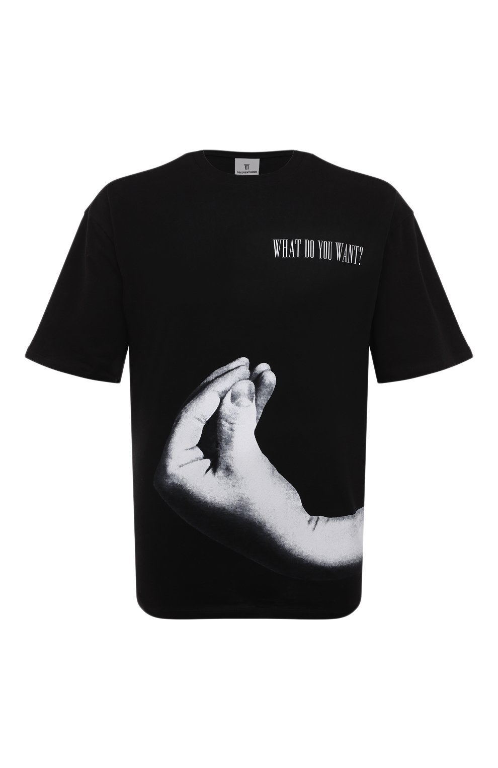 Хлопковая футболка DIEGO VENTURINO, арт. D3S3DVTS0MGCS, фото 1