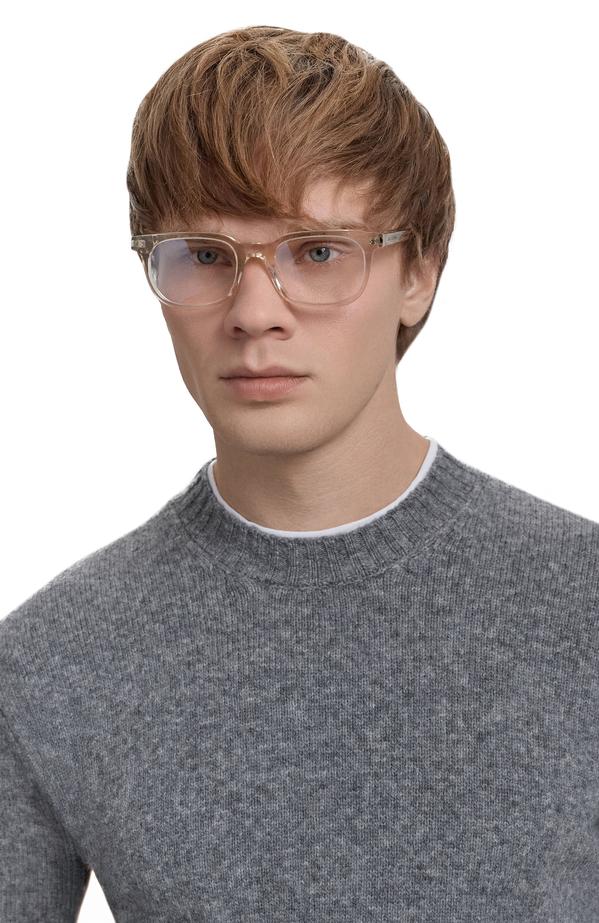 Оправа SAINT LAURENT прозрачного цвета по цене 34950 руб., арт. SL 840 004, фото 2 Оправа SAINT LAURENT, арт. SL 840 004, фото 2