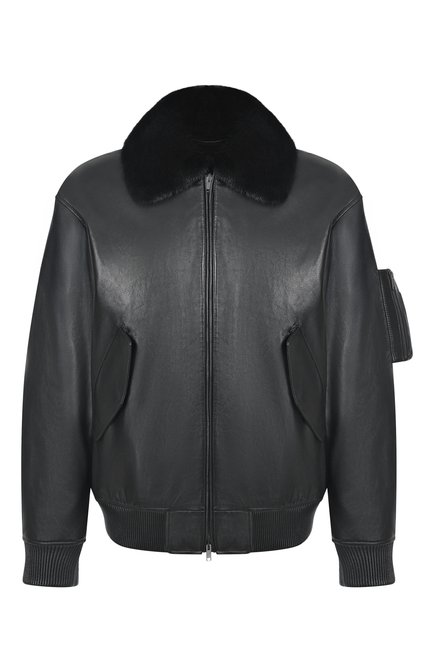 Мужской бомбер с подкладкой из норки MVST, арт. M25.1PM.0004/PL0NGE