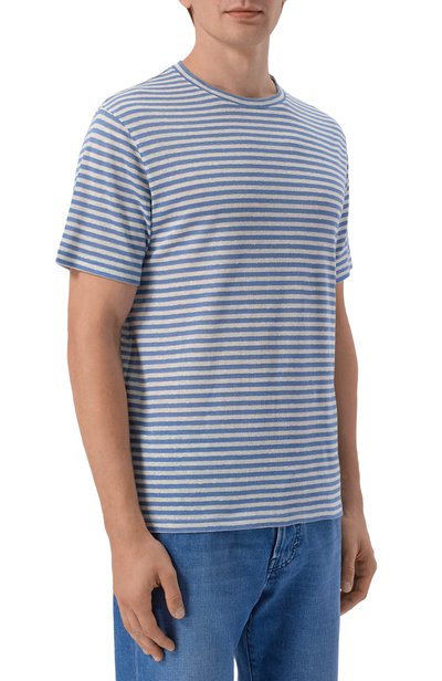 Футболка изо льна и хлопка MC2 SAINT BARTH, арт. D0V0010-01241L/D0VER STRIPES, фото 3